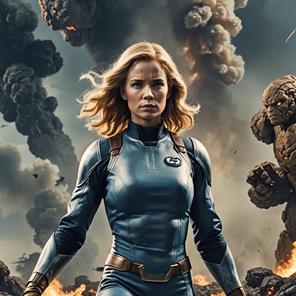 Sue Storm on Forbes Cover: Cinematic Film Still