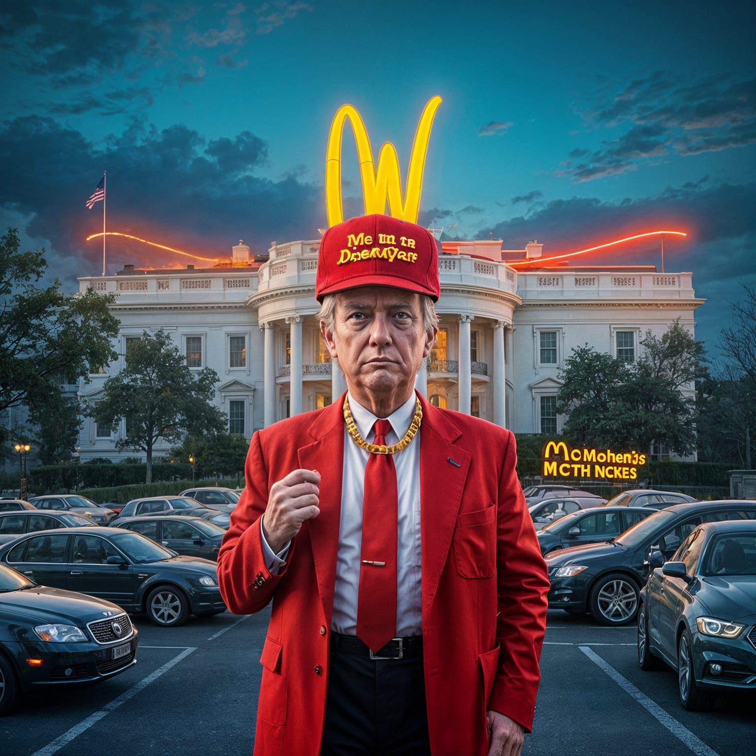 White House McDonald's Drive-In: Fantasy Concept Art