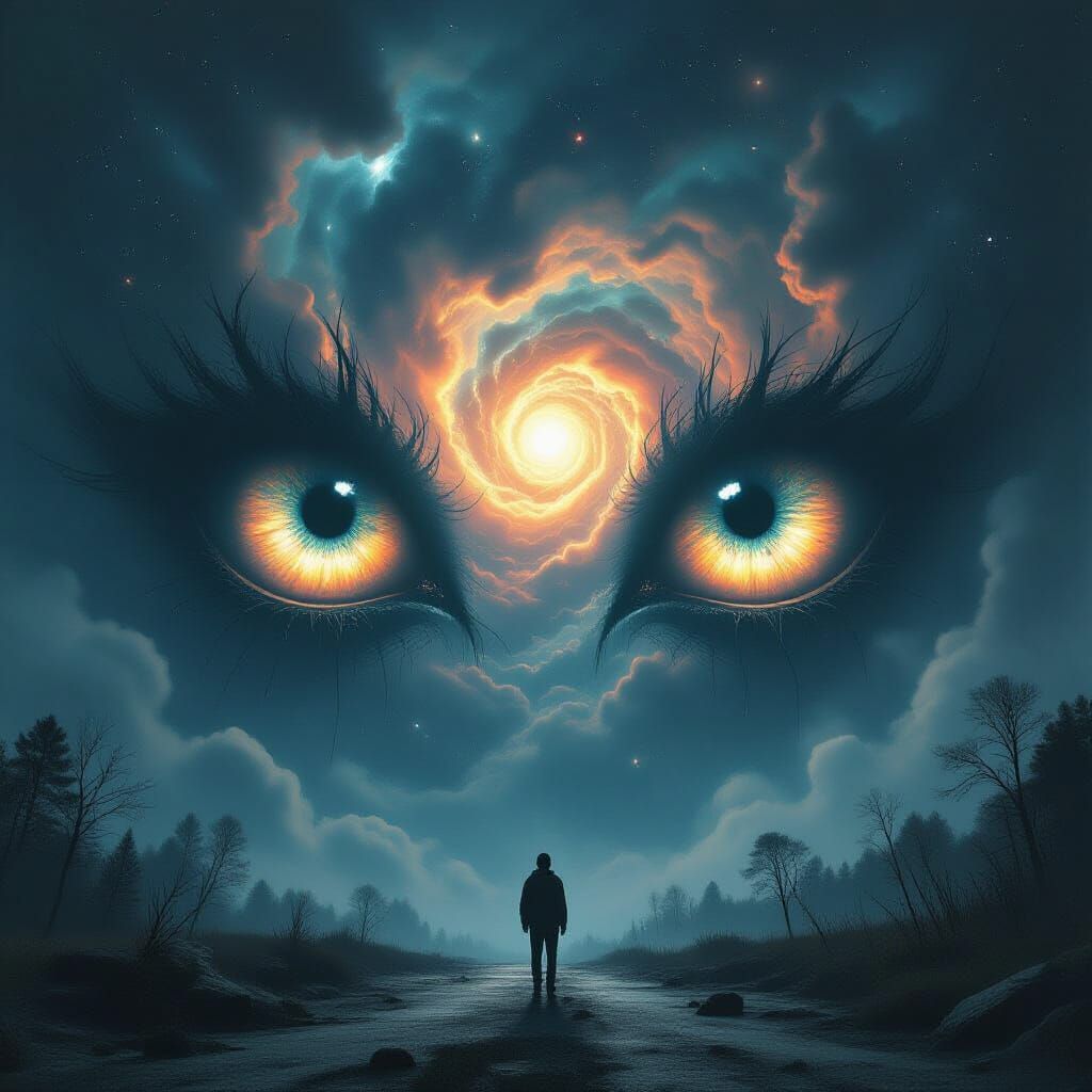 Cosmic Eyes in the Void: A Brainrot Horror
