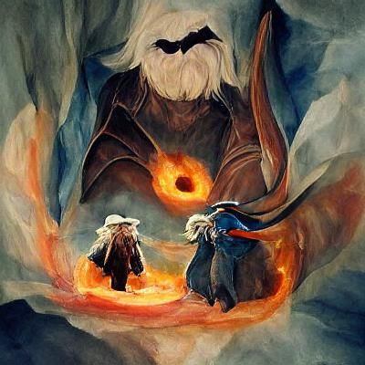 Epic Battle: Gandalf Confronts the Balrog
