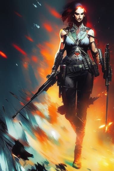 Hyperdetailed Portrait in Artgerm Style