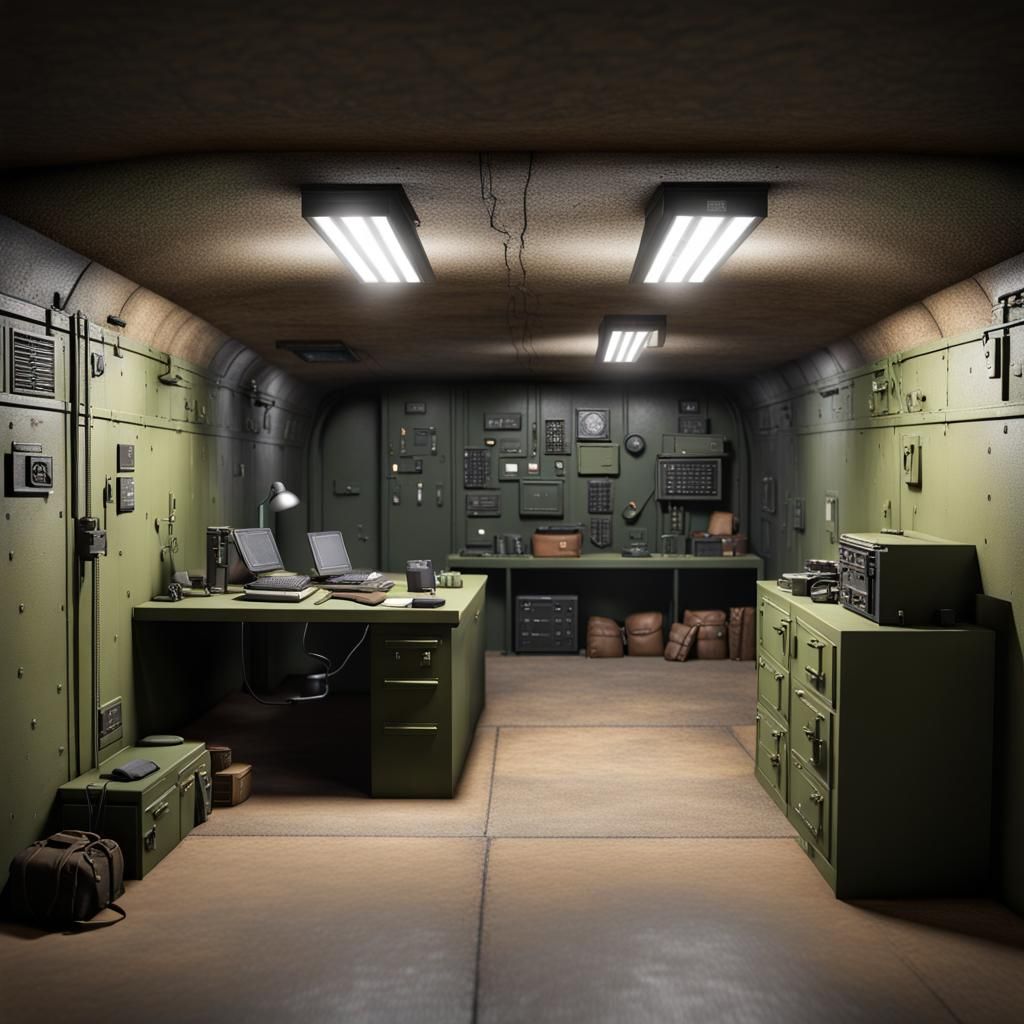 Detailed Active Underground Military Bunker
