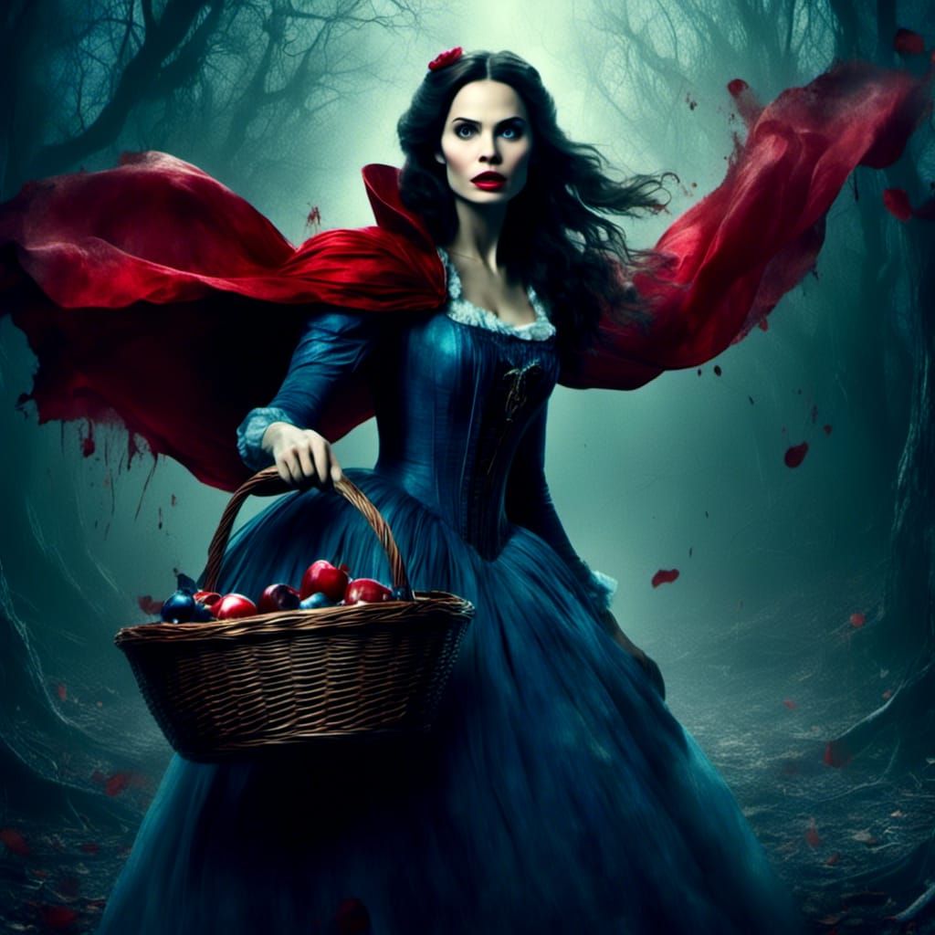 behind the seven mountains they said, by the seven dwarves. Nobody said anything about the apple basket being so modestl...