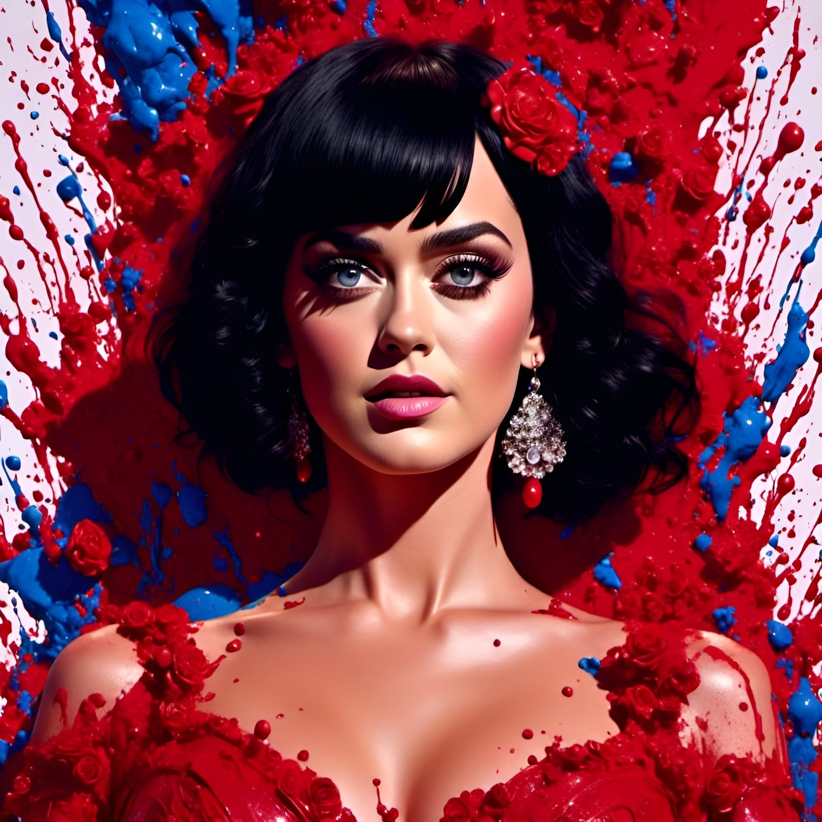 Katy Perry Clay Portrait in Awwchang Style