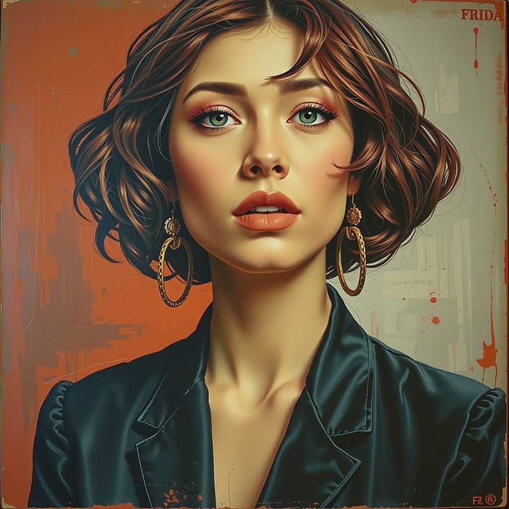 Intricate Swirling Patterns in Vibrant Red Hues