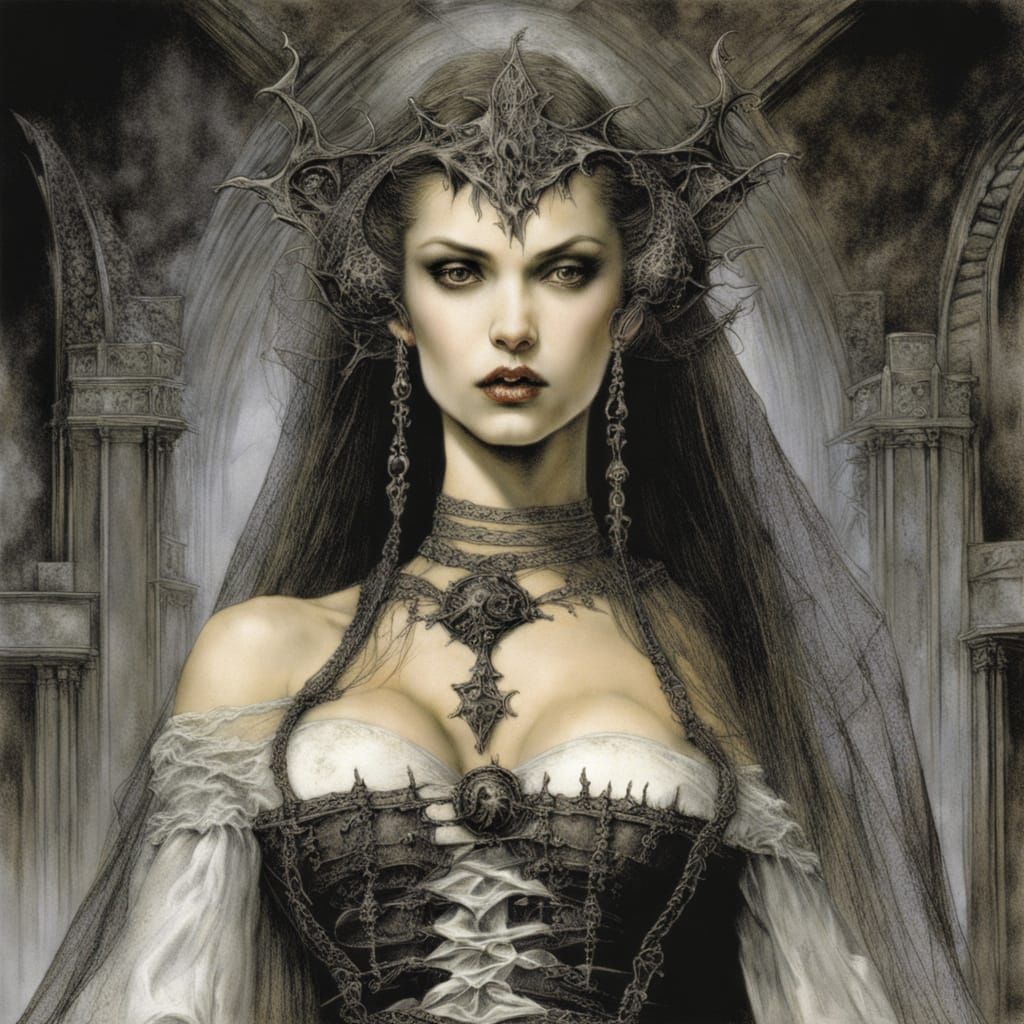 Gothic Vampire in Baroque Style