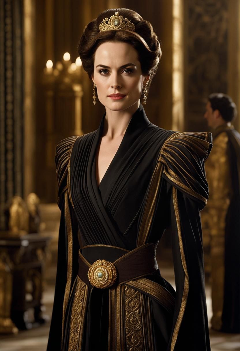 Michelle Dockery as Princess Irulan in Arrakis Palace