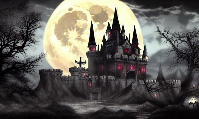Anime Vampire Castle with Ruby Rivers
