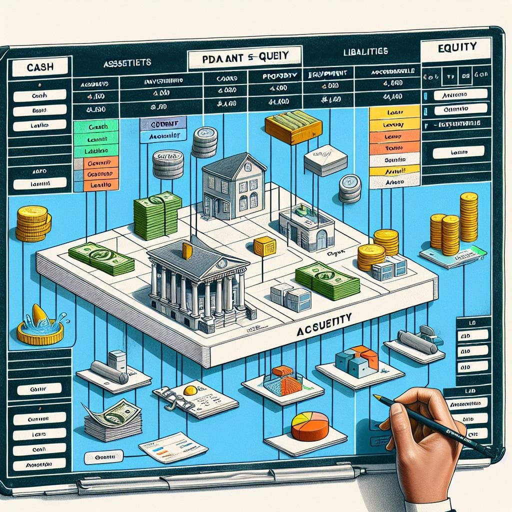 Illustrated Balance Sheet: Assets, Liabilities, and Equity