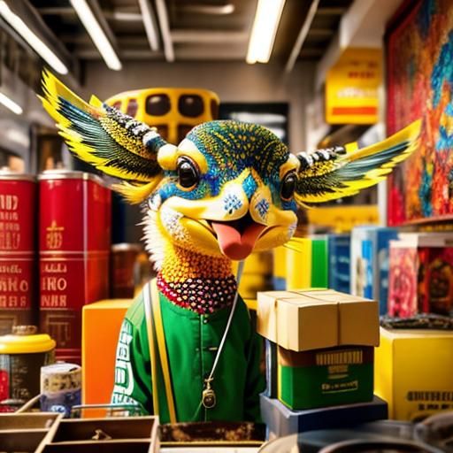 Highly Detailed 3D Rendered Digital Artwork