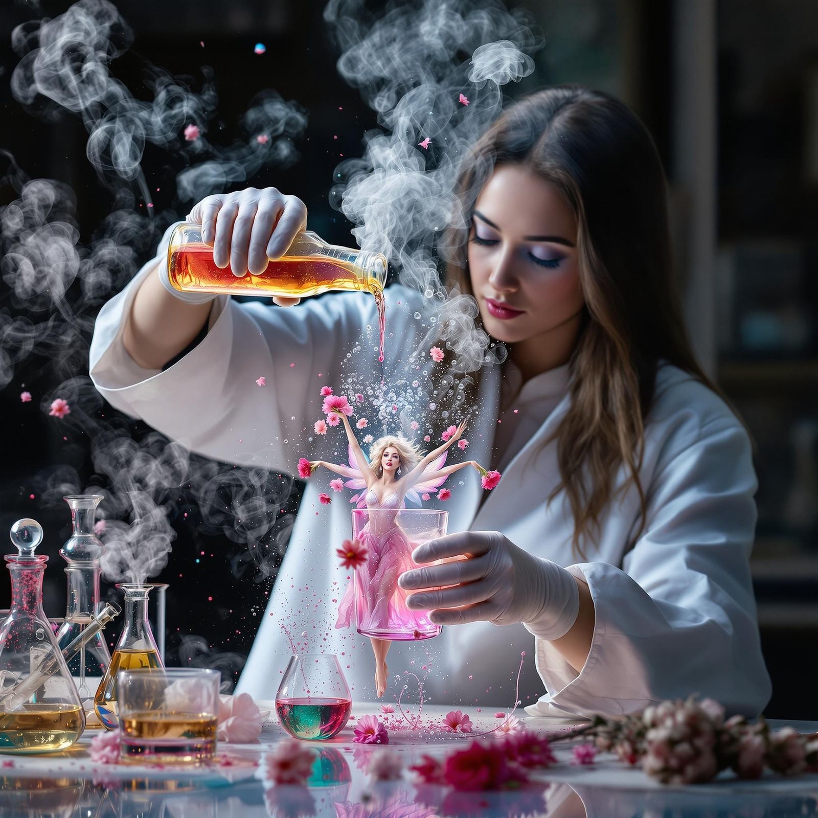 Surreal Baroque: Scientist and Fairy Experiment