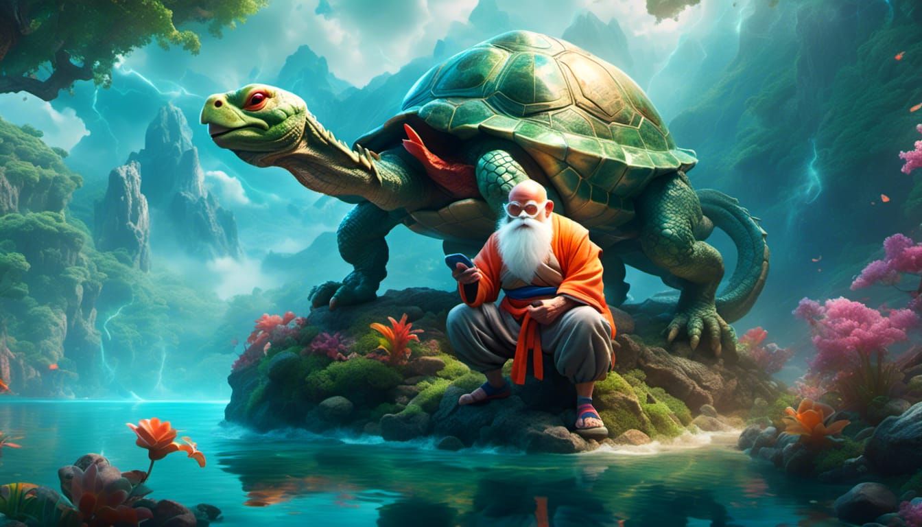 First attemt At Master Roshi Dragon Ball Z.