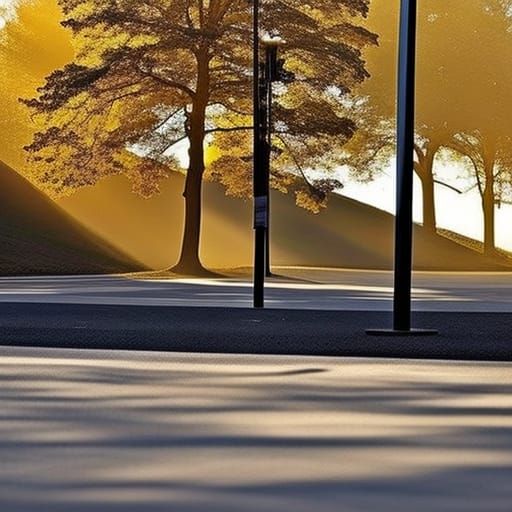 Intriguing Shadows: An AI Generated Art Piece