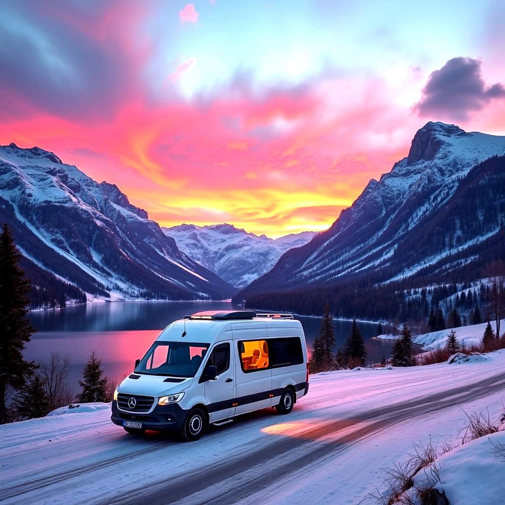 Winter Camping in the French Alps