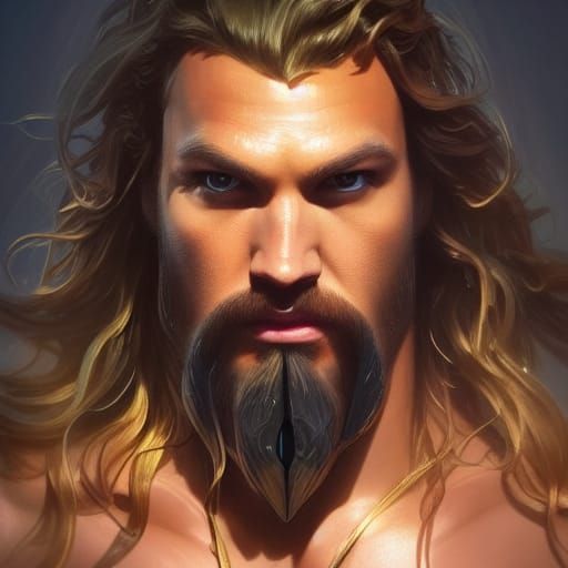Hyperdetailed Aquaman Portrait in Dynamic Lighting