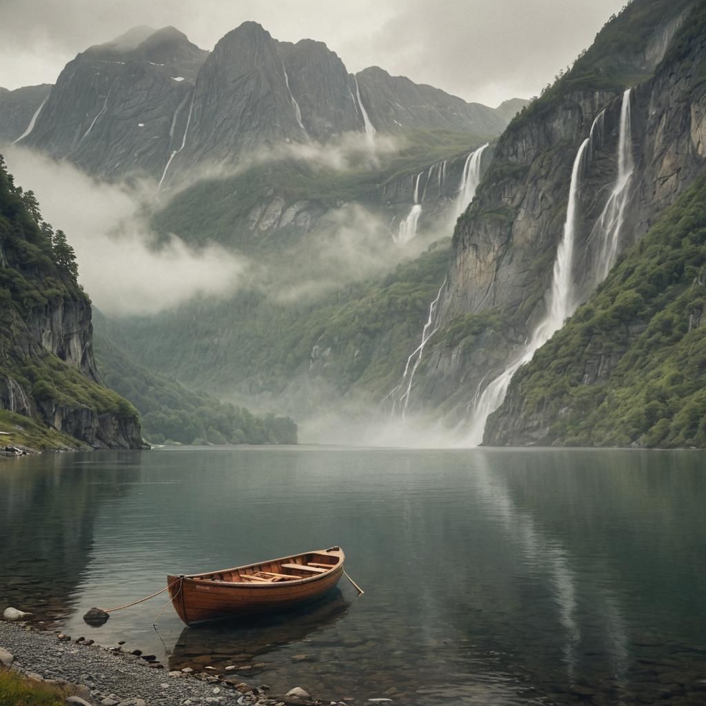 Serene Norwegian Fjord Landscape Photography