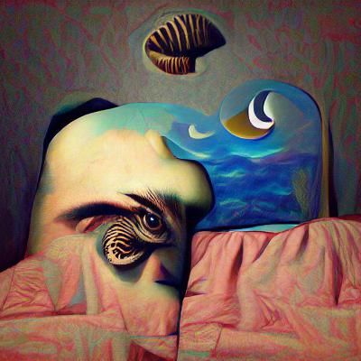 Surreal Dreamscape of Insomnia