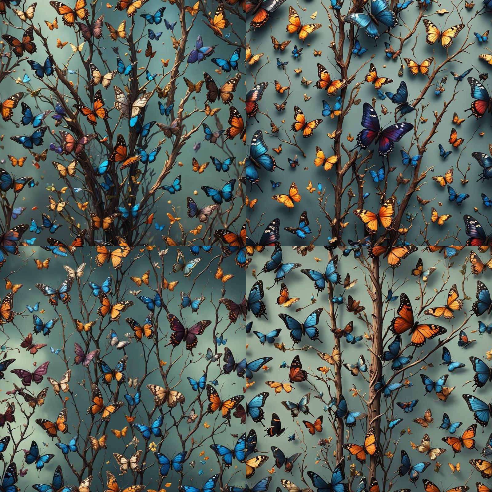 Fantastical Butterfly on a Stick: Digital Matte Painting