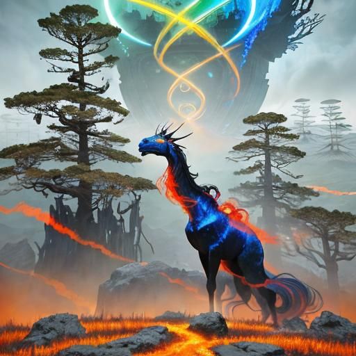 Entwined Faces in Dramatic Chiaroscuro Lighting