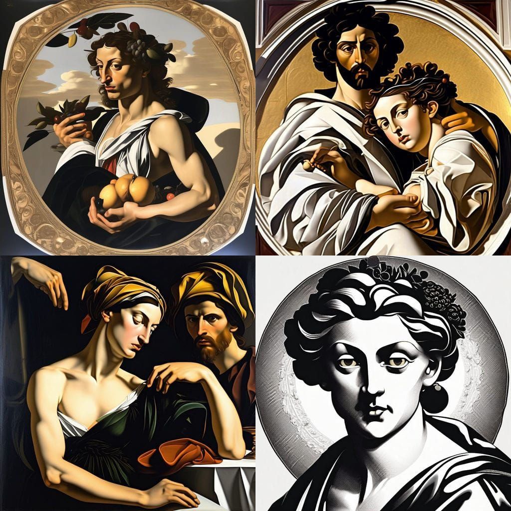Baroque Masterpiece in the Style of Caravaggio