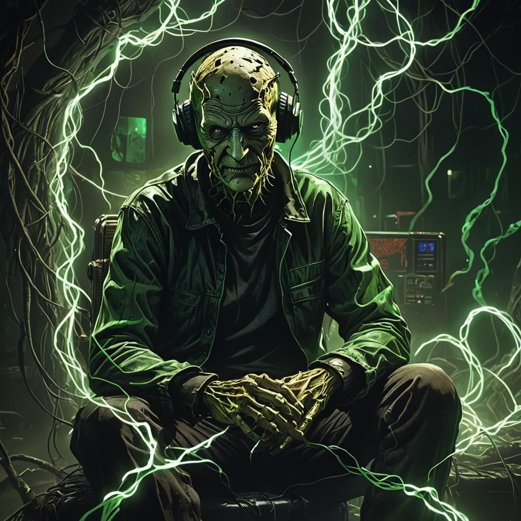 Freddy Krueger on Video Call in Mystical Realm