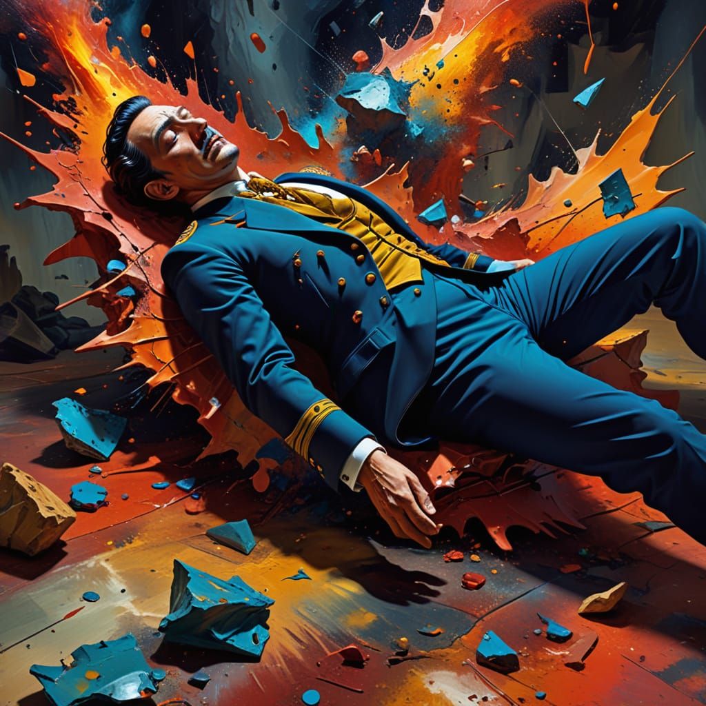 Surrealistic Fragmentation of Napolean