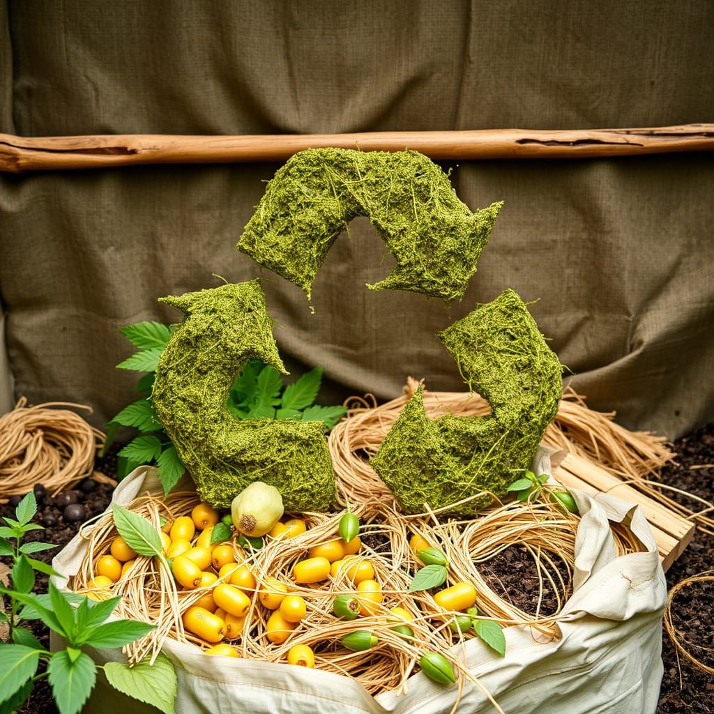 Efficient Agricultural Recycling Techniques Illustrated