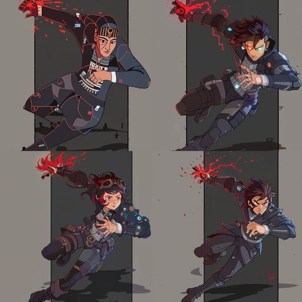 AI Image of Character Standing Upright