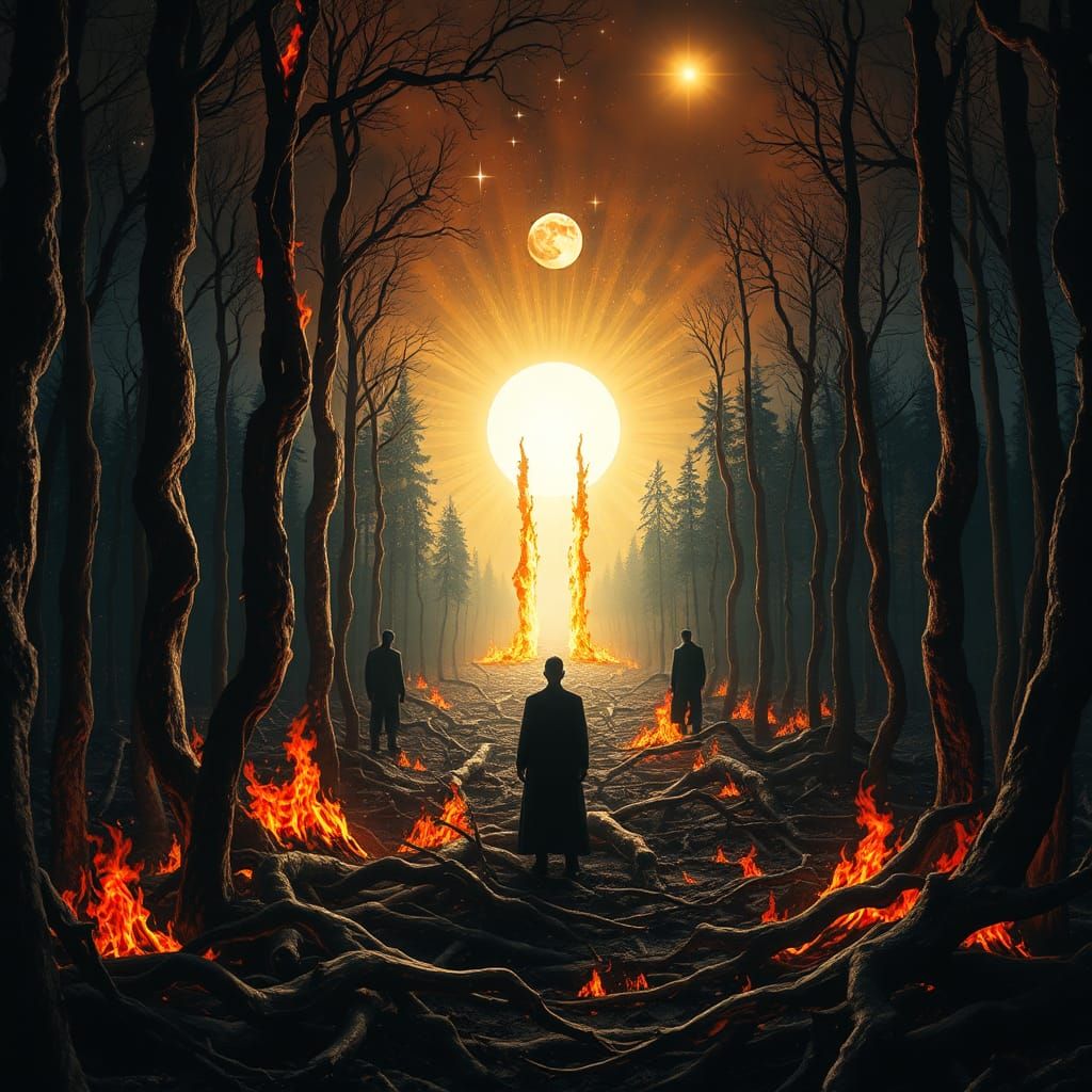 Forest Portal to New World of Happiness