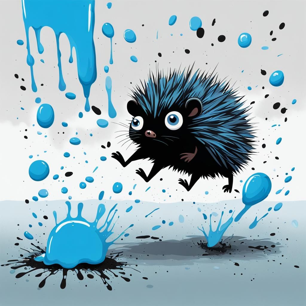 "Out of the blue" english language idiom 🙂