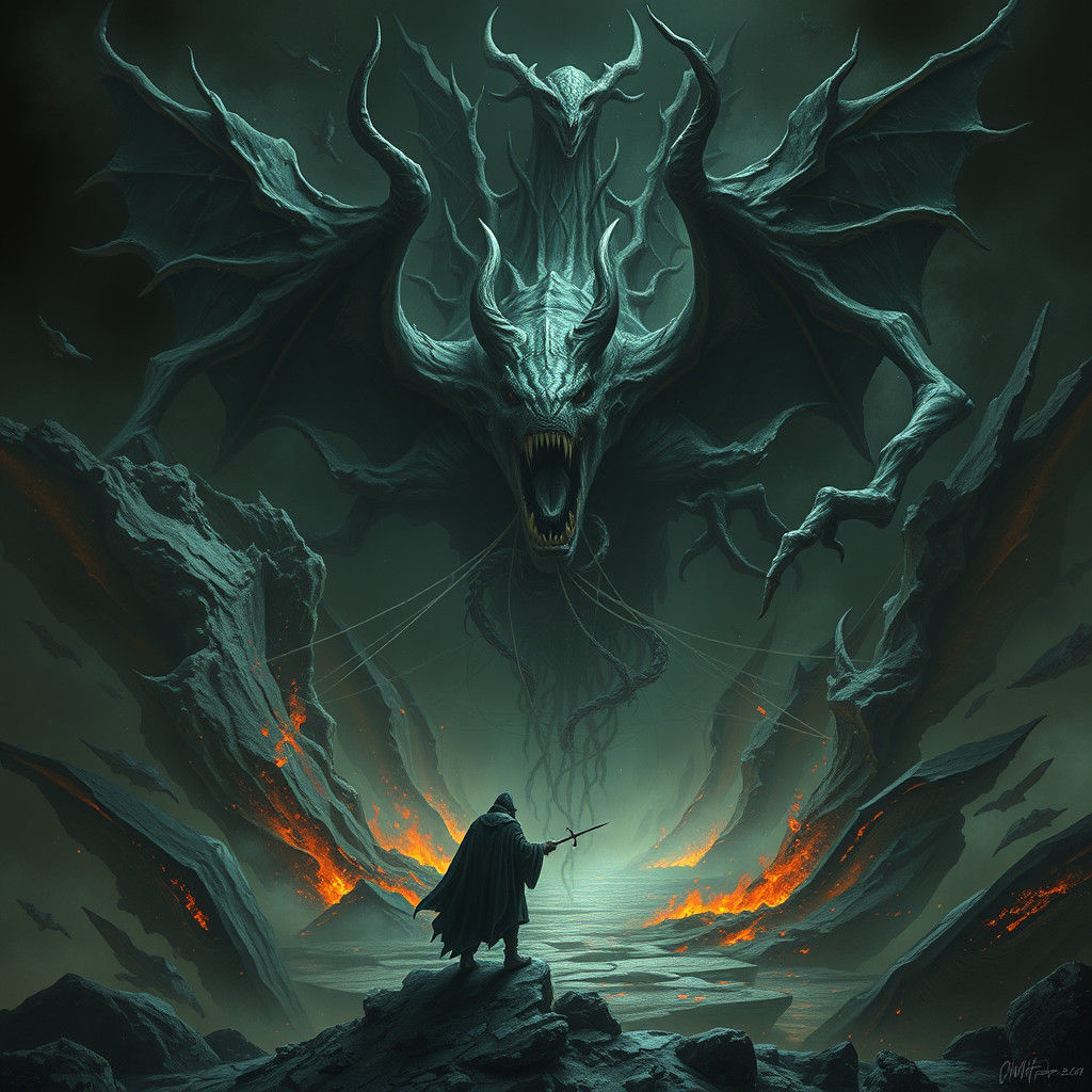 Surreal Dark Fantasy Realm of Unnatural Chaos