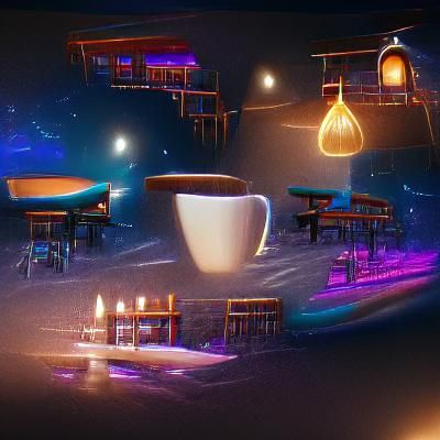 Night Cafe Universe