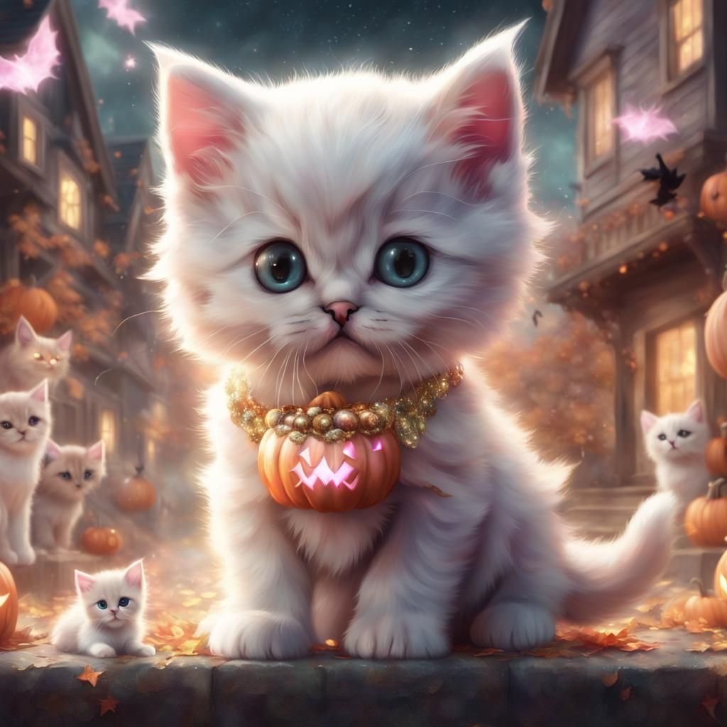 Anime Kitten Princess Trick or Treating