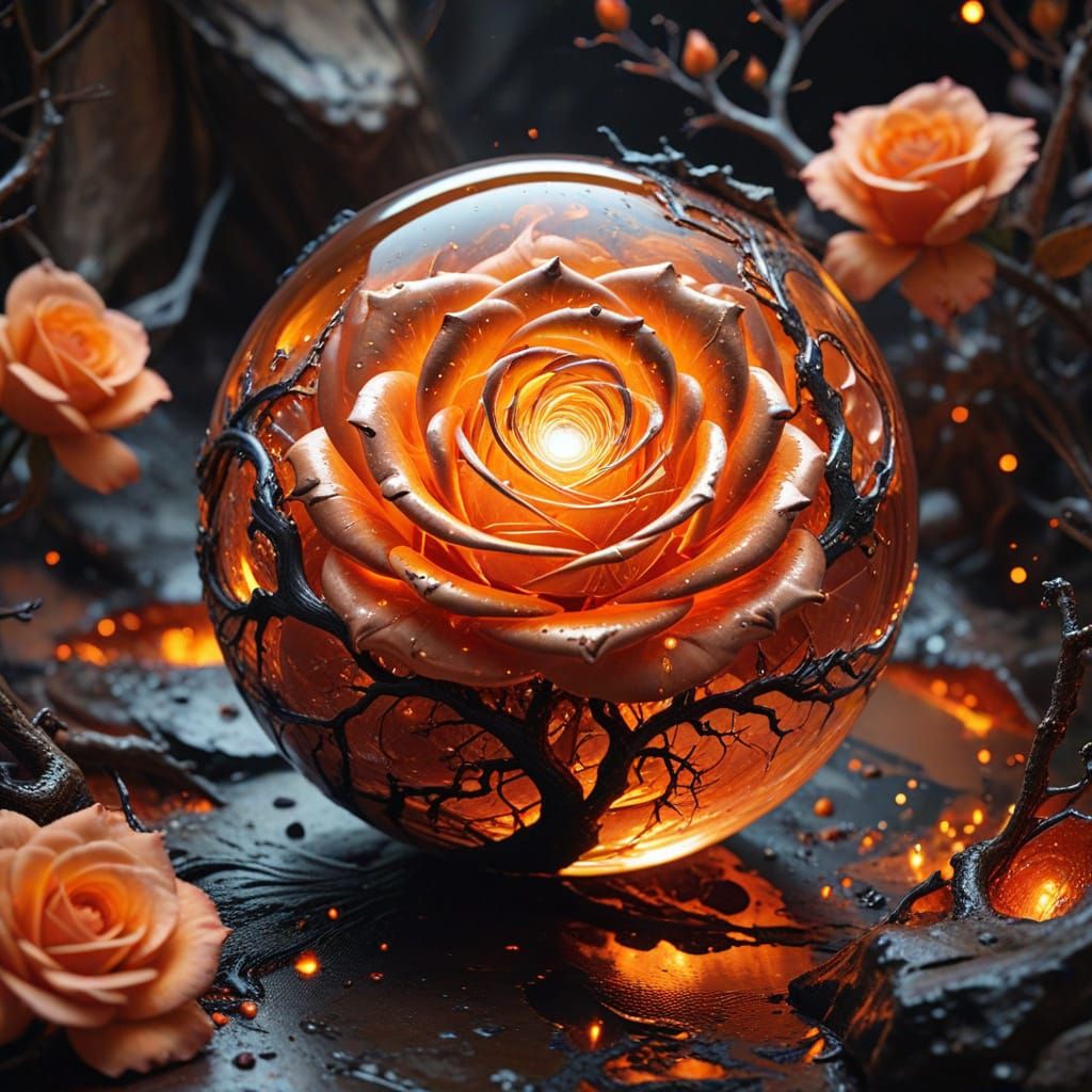 Molten Pearl Vortex Fractures into Fragmented World