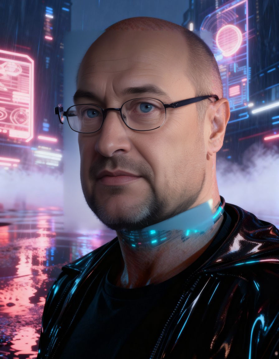 AI Generated Portrait of a Person from the Torso Up