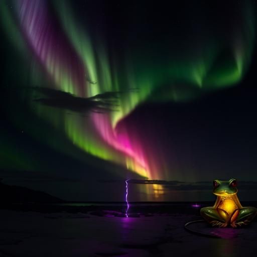 Poisonous Frogs Dance in Infinity's Aurora