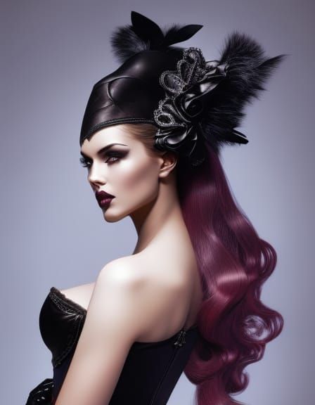 Gothic Femme Fatale Portrait in Unreal Engine 5