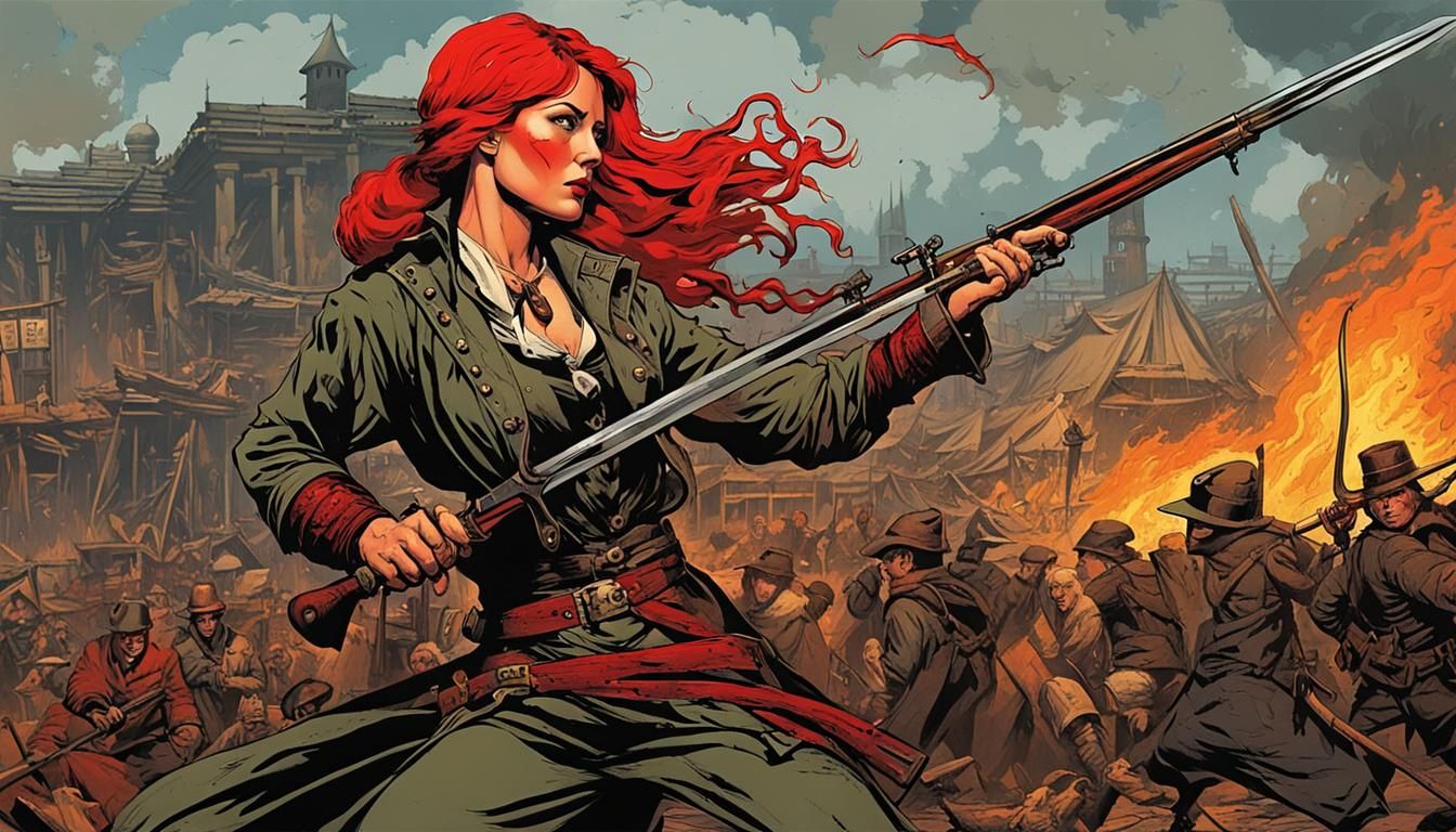 RED SONYA of ROGATINO, Robert E. Howard's Polish-Ukranian Freedom Fighter in 1920's High Adventure. Tonight's Episode In...
