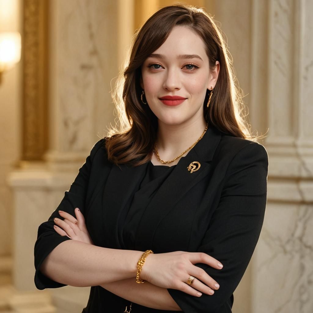 Kat Dennings as Congresswoman: Photorealistic Portrait