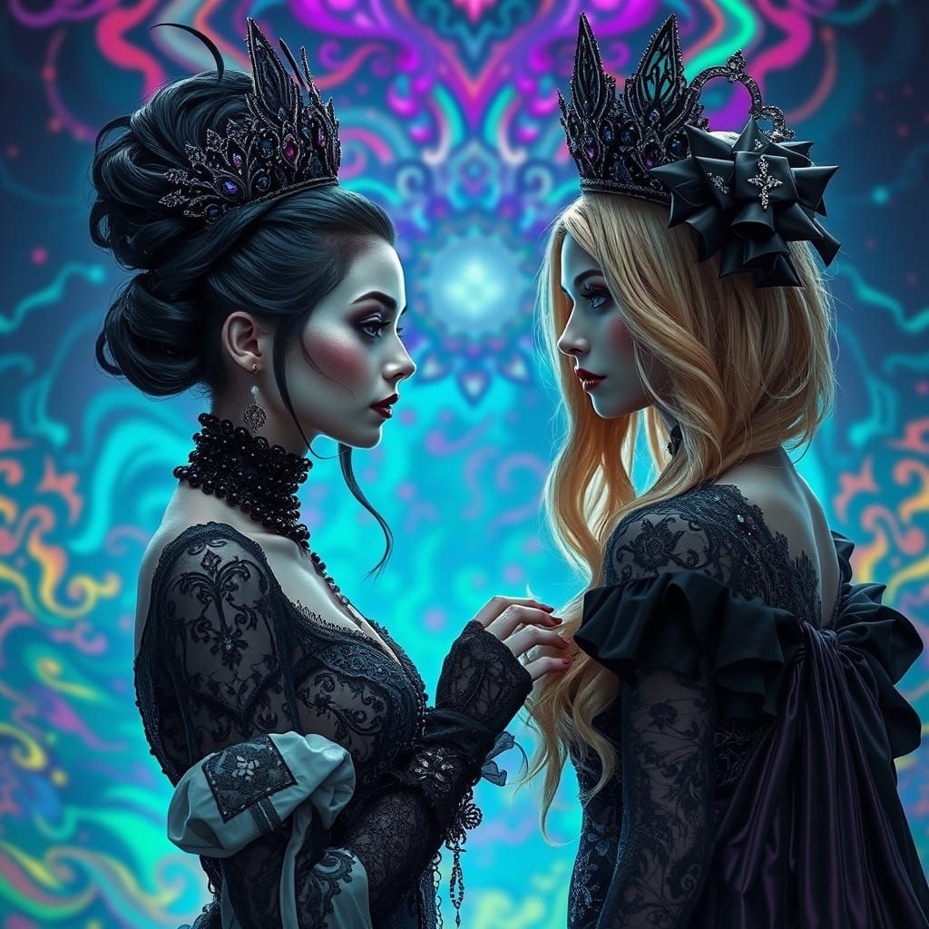 Gothic Goddess Meets Futuristic Beauty in Dark Magick Touch