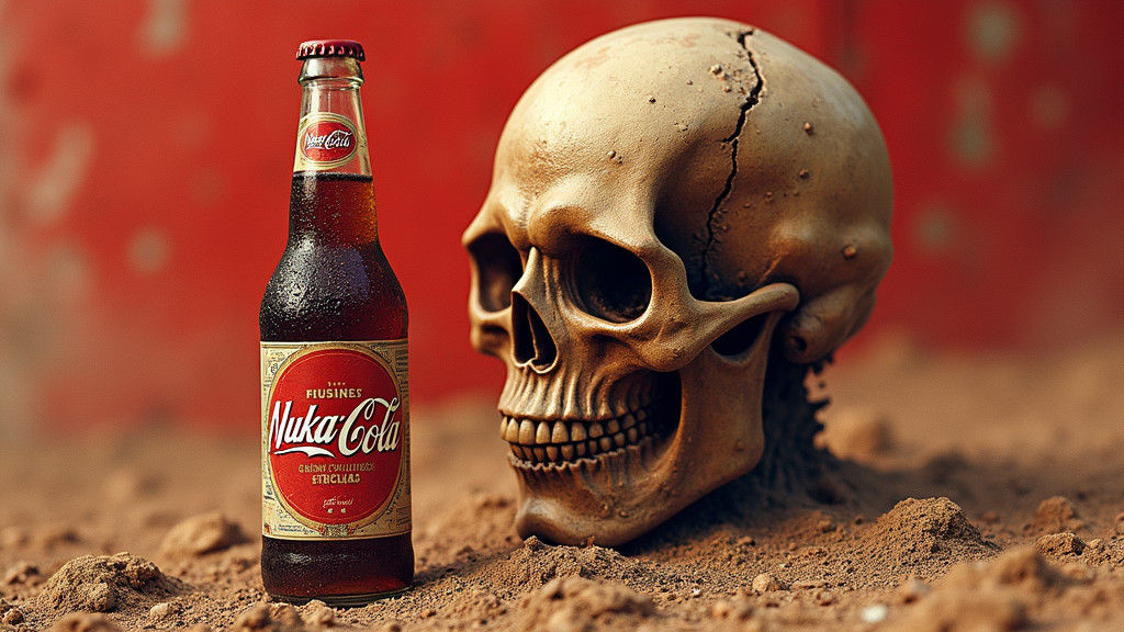 Dark Futuristic Nuka Cola Ad