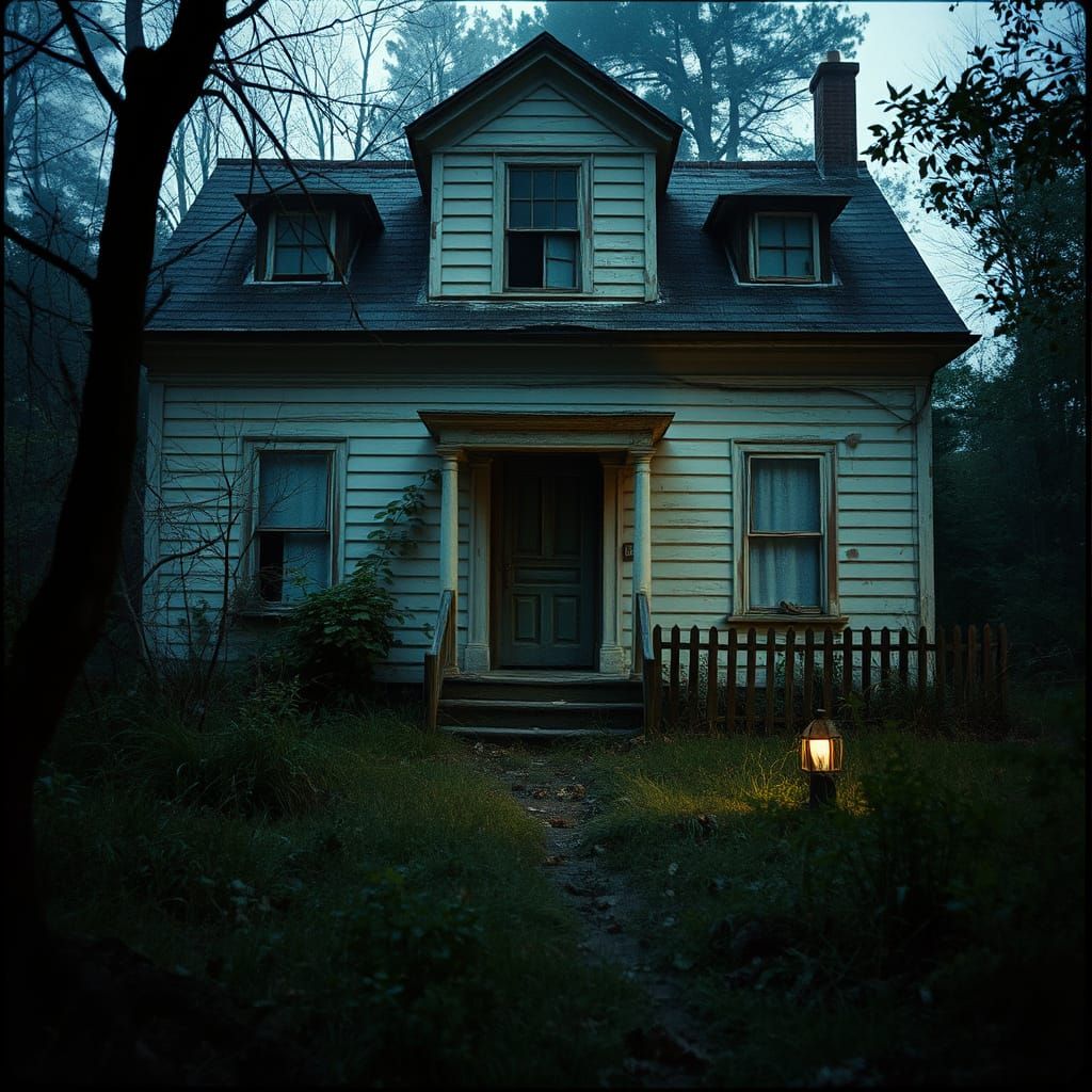 Haunted Garden: Hyperrealistic Ghosts in Abandoned House