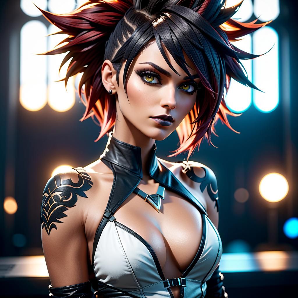 Spunky Glamour Shot ~ Evolved from @Classics 'Scumbling Pain...