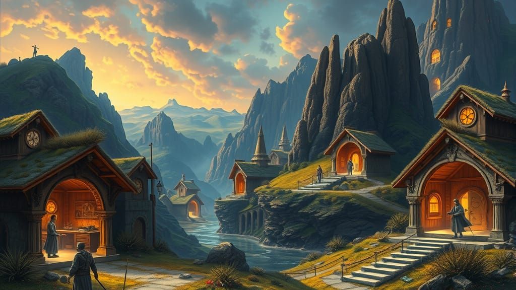 Serene Valley of Ancient Artisan Tombs