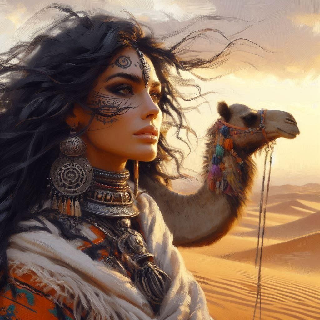 Portrait of Aicha the Berber Woman