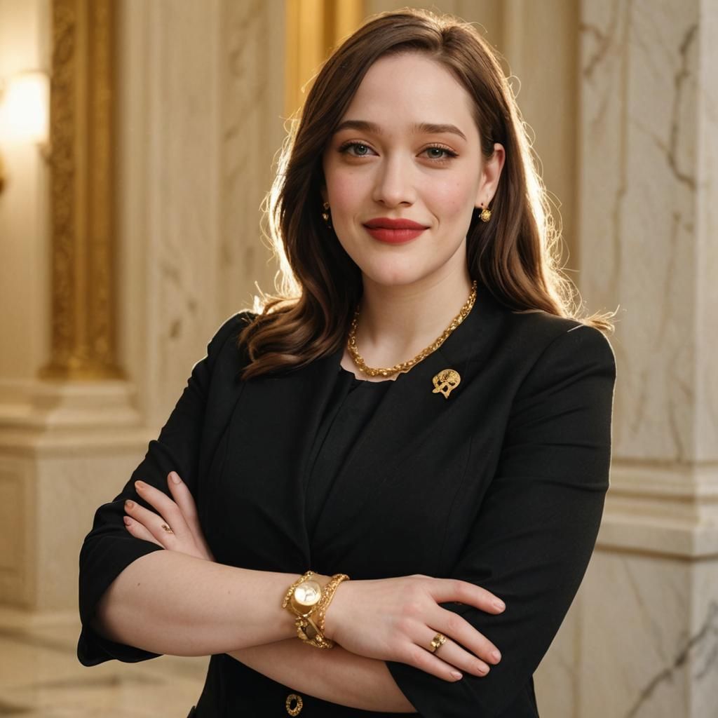Kat Dennings as Congresswoman: Photorealistic Portrait