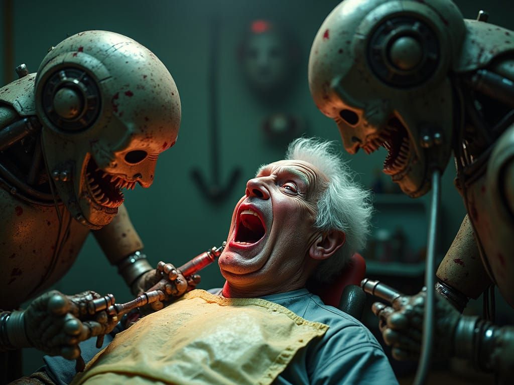 Post-Apocalyptic Dental Terror in Dark Baroque Style