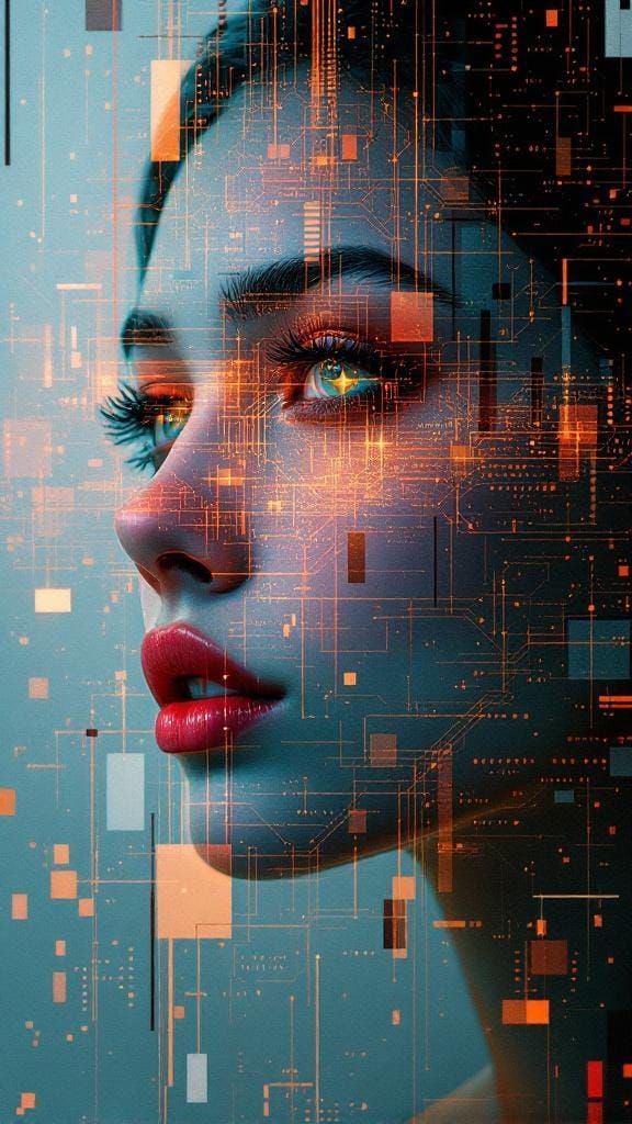 Fractal Glitch Art Reveals Reality's Code