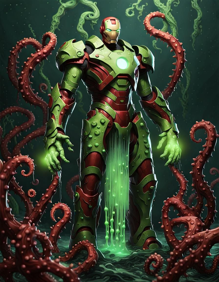 Iron Man in Elder God Armor: Cosmic Horror