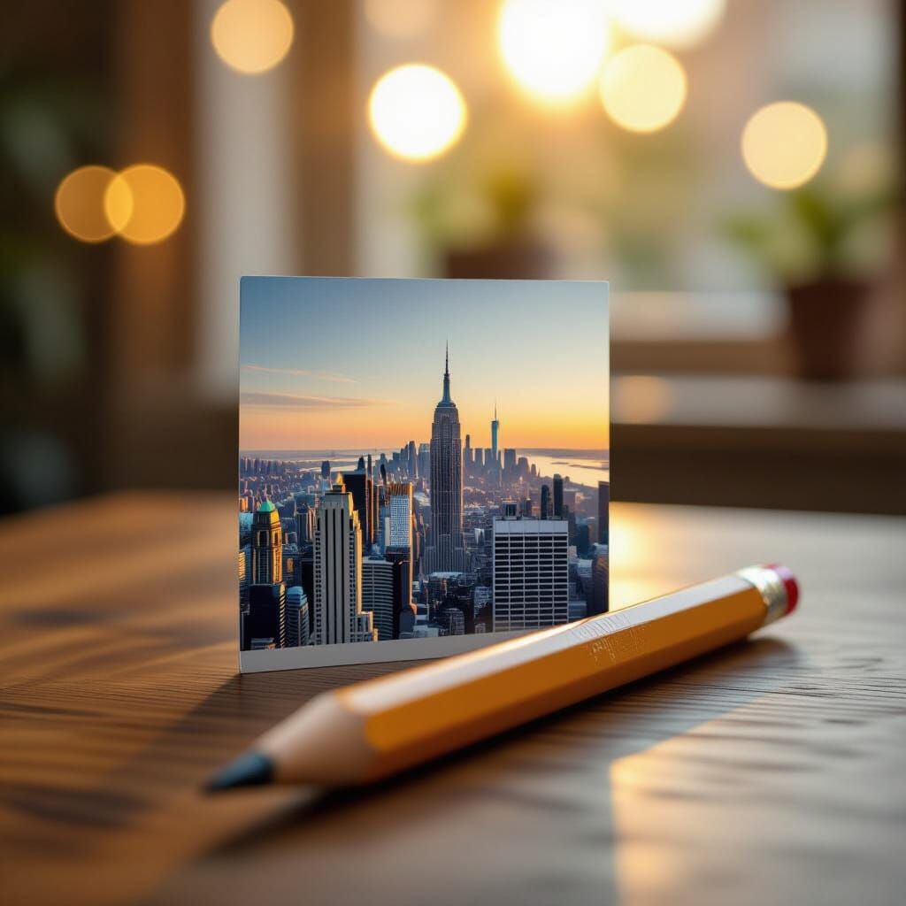 Cityscape Pencil: Professional Photography with Bokeh